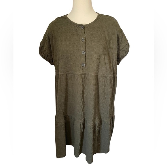 Madewell Green Midi Dress Timeless and Chic - Picture 1 of 5